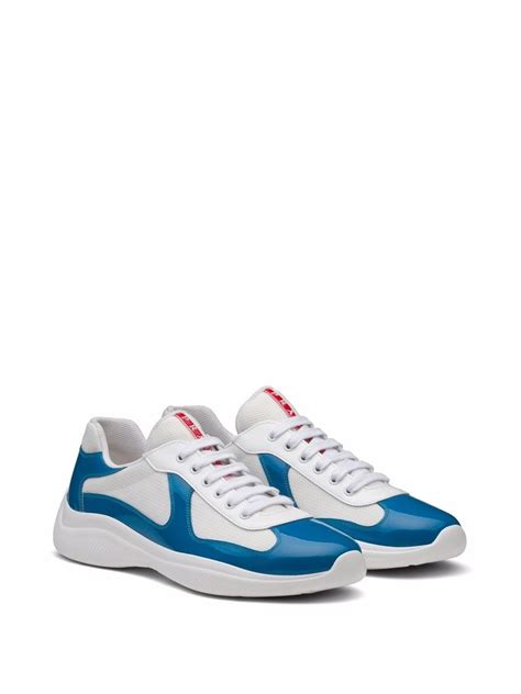 light blue prada america's cup sneakers|Light Blue/white Prada America's Cup Sneakers.